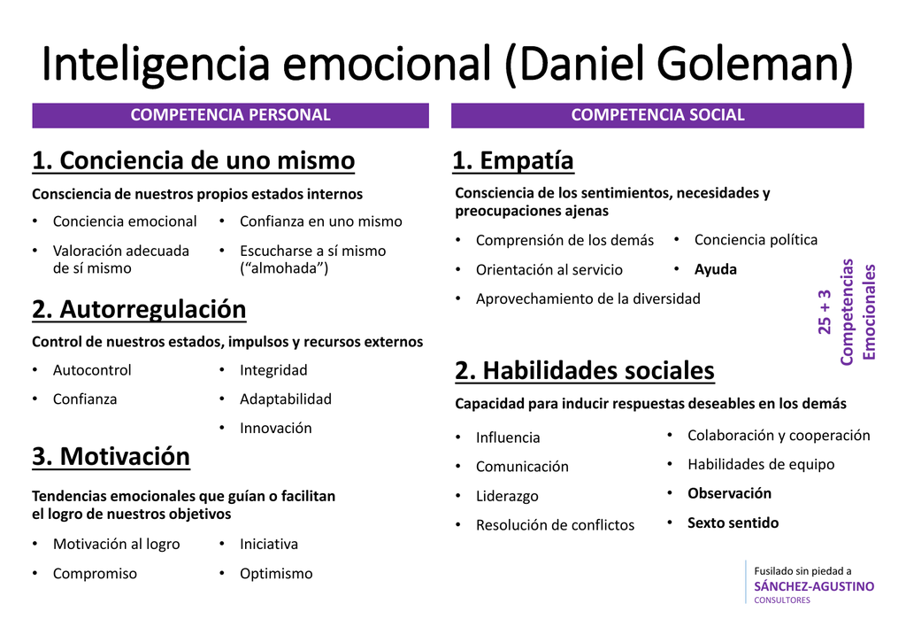 Teoria de daniel goleman