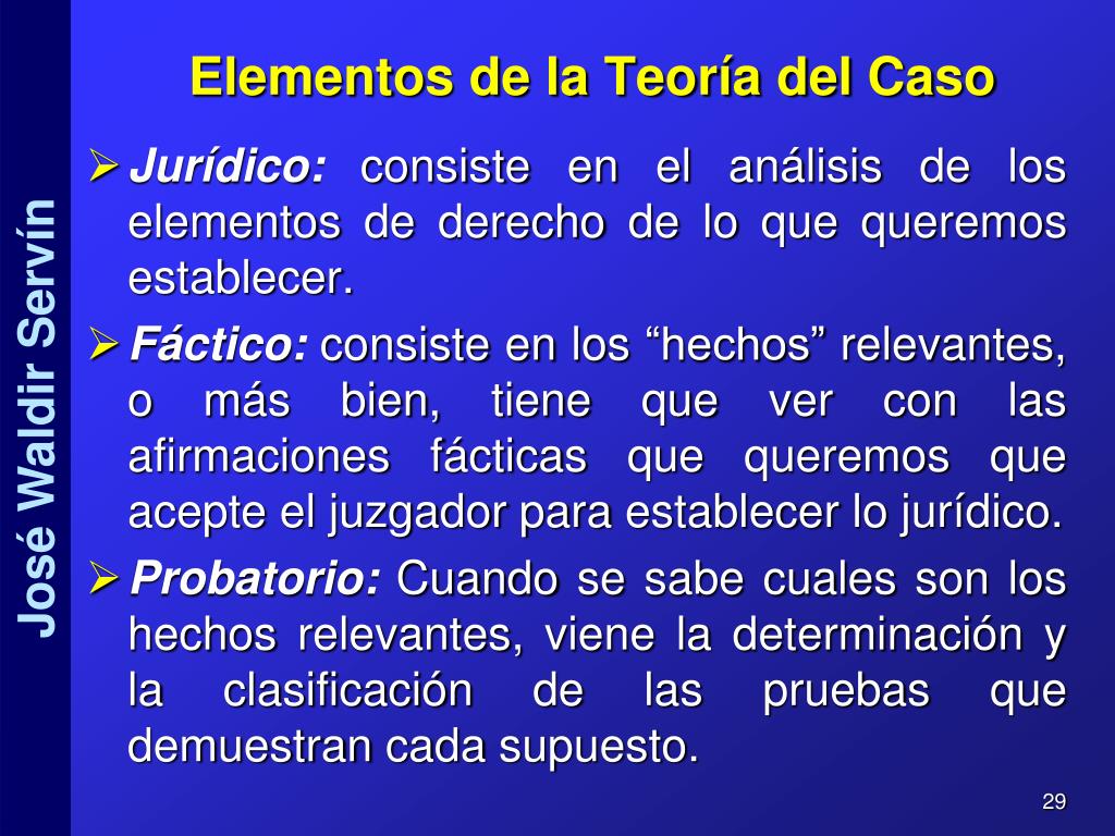 Teoria del caso