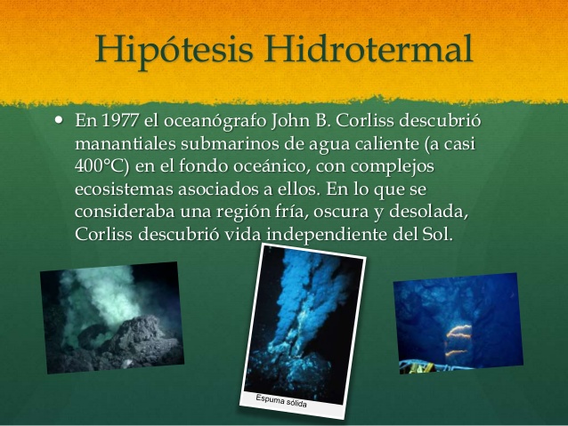 Descubre la Teoría Hidrotermal: Origen de la Vida en la Tierra Teoria hidrotermal