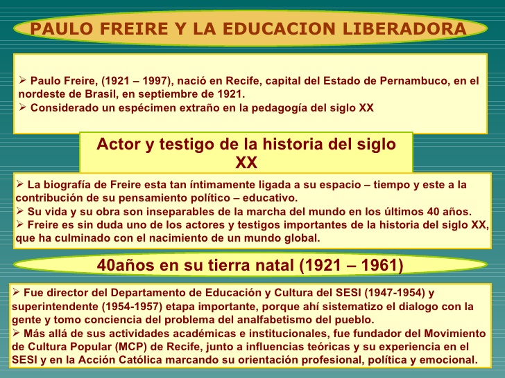 Teoria de paulo freire resumen