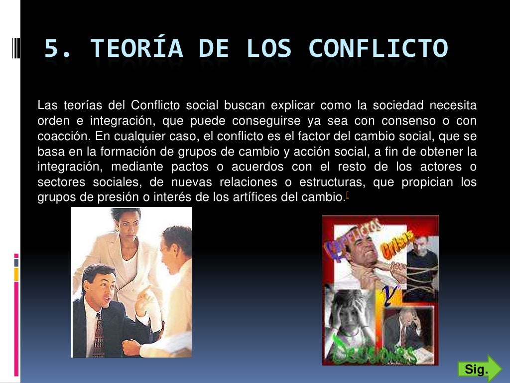 Teoria del conflicto psicologia