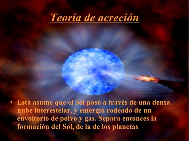 Teoria de la acrecion