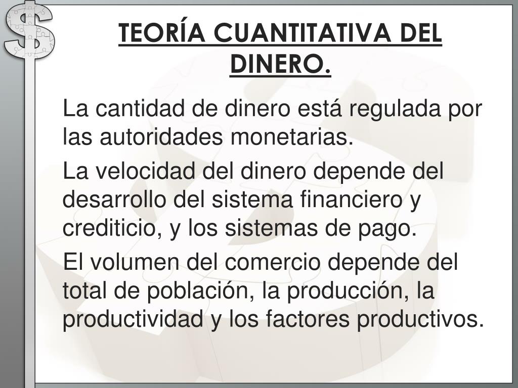 Teoría Cuantitativa del Dinero: Todo lo que necesitas saber Teoria cuantitativa del dinero