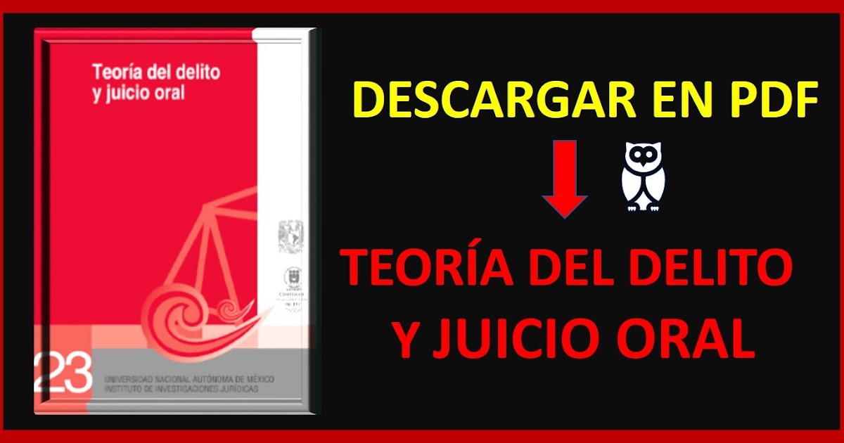 Teoria del delito y juicio oral alfredo t calderon martinez_teoria_online