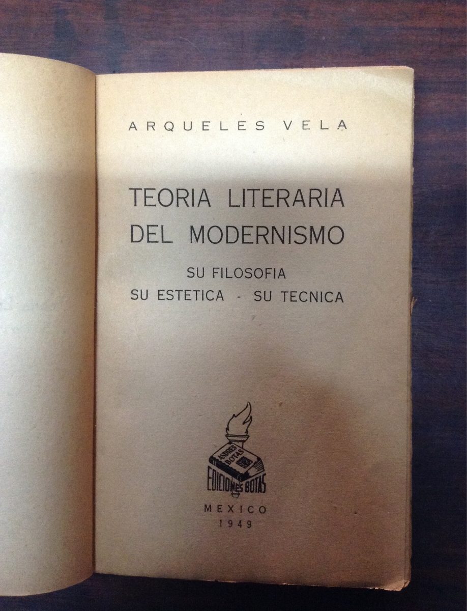 Teoria literaria del modernismo